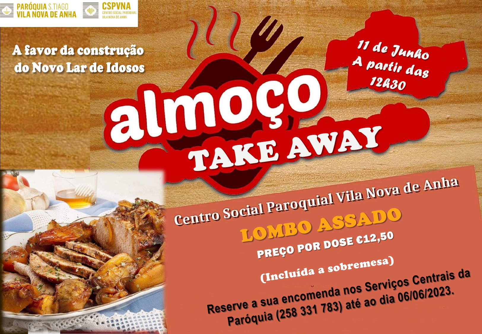 Almoço Take AWAY-11/06/2023